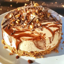- 1 ½ cups digestive biscuits, finely crushed - ½ cup unsalted butter, melted - 16 oz cream cheese, softened at room temperature - 1 cup Nutella (plus extra for drizzling) - 1 cup powdered sugar - 1 teaspoon pure vanilla extract - 1 cup heavy whipping cream, chilled These ingredients create a rich and creamy cheesecake. The digestive biscuits give a nice crunch. The cream cheese makes it smooth, and Nutella adds a sweet, chocolatey flavor. - Chocolate shavings - Crushed hazelnuts - Fresh berries These garnishes add a fun touch to your cheesecake. Chocolate shavings offer an extra treat. Crushed hazelnuts add a nice crunch and enhance the hazelnut flavor. Fresh berries bring color and a hint of tartness. - 9-inch springform pan - Mixing bowls - Hand mixer You will need a 9-inch springform pan to hold your cheesecake. Mixing bowls help you combine your ingredients. A hand mixer makes it easier to beat the cream cheese and whip the cream. For the full recipe, check out the Full Recipe link. Start by mixing the crushed digestive biscuits with the melted butter. You want every crumb to be coated in buttery goodness. This takes just a minute or two. Once mixed, transfer this mixture to your springform pan. Use the back of a flat-bottomed glass to press it down firmly. You need a solid base for your cheesecake. After pressing, place the pan in the fridge for about 15 to 20 minutes. This chill time helps the crust firm up. Next, let’s make the filling. In a large bowl, beat the softened cream cheese until it’s smooth. This should take around 2 to 3 minutes with an electric mixer. Once smooth, gradually add the Nutella, powdered sugar, and vanilla extract. Mix until everything combines perfectly. You’ll want a silky texture that looks divine. Now it’s time to whip the cream. In a separate bowl, whip the heavy cream until you see stiff peaks. This step is key to making your cheesecake light. Gently fold half of this whipped cream into the Nutella mixture. Then, fold in the rest of the whipped cream. Take your time with this; you want to keep it airy. Pour this fluffy filling onto your chilled biscuit crust. Smooth the top with a spatula for a nice finish. Cover the pan with plastic wrap or a lid and refrigerate it. Let it chill for at least 4 hours, but overnight is best. This helps the cheesecake set properly. For the complete recipe, check out the [Full Recipe]. To get a creamy and light cheesecake, focus on your whipped cream. Start by whipping the chilled heavy cream until it forms stiff peaks. This means the cream holds its shape well. It should take about 3-5 minutes. When folding the whipped cream into the Nutella mixture, be gentle. Use a spatula and scoop from the bottom, turning the bowl as you mix. This helps keep the air in the cream, making your cheesecake fluffy. If you want a vegan version, swap cream cheese for a plant-based cream cheese. Use coconut cream instead of heavy cream. For a gluten-free option, replace digestive biscuits with gluten-free cookies. Just make sure they are finely crushed. Presentation matters! Serve slices on dessert plates with a drizzle of extra Nutella or chocolate sauce. This adds a rich touch. You can also sprinkle fresh berries or a mint leaf on top for color. Use chocolate shavings and crushed hazelnuts as a final garnish. These little details make your cheesecake look gourmet and inviting. {{image_4}} You can make your no-bake Nutella cheesecake even more exciting. One way is to add flavors like coffee or hazelnut extract. Just a teaspoon of either can boost the taste. It adds a rich depth that pairs well with Nutella. Another idea is to incorporate fruit purees. Think about adding raspberry or strawberry puree. This will give your cheesecake a fruity twist. It adds color and a fresh taste. You can swirl the puree into the cheesecake filling before chilling for a beautiful effect. The base of the cheesecake can change the whole vibe. A classic graham cracker crust is always a winner. It gives a nice crunch and sweetness. But if you want to try something new, consider a brownie crust. This adds a rich, chocolatey flavor. It makes the dessert feel even more indulgent. You can also experiment with cookie crusts. Use Oreos or even gingersnaps for a unique base. Each choice brings a different taste and texture. If you have dietary needs, you can still enjoy this treat. For a nut-free version, simply swap Nutella for a nut-free chocolate spread. You can find many options in stores now. For low-sugar adaptations, use sugar substitutes. There are many sweeteners that taste great. Look for ones that work well in desserts. These variations let everyone enjoy this delicious no-bake Nutella cheesecake. You can find the full recipe above to get started! To keep your no-bake Nutella cheesecake fresh, start by refrigerating it. Place the cheesecake in an airtight container or cover it tightly with plastic wrap. Store it in the fridge for the best taste and texture. If you want to freeze the cheesecake, slice it first. Wrap each slice in plastic wrap and then put them in a freezer-safe bag. This method helps keep the cheesecake fresh and easy to serve later. In the fridge, your no-bake Nutella cheesecake lasts about 5 to 7 days. Check for signs of spoilage. If you see any discoloration or an off smell, it’s best to toss it. When stored properly in the freezer, the cheesecake can last for up to 3 months. Just remember, over time it may lose some flavor and texture. If you freeze the cheesecake, thaw it in the fridge overnight before serving. Avoid using the microwave, as it can ruin the texture. For serving leftovers, take out the slices you want. Let them sit at room temperature for about 15 minutes before eating. This step helps bring back the creamy texture and rich flavor. Enjoy your delicious treat! Yes, you can make this cheesecake ahead of time. I recommend chilling it for at least 4 hours, but overnight is best. This extra time helps the flavors blend well. You can prepare it a day or two before serving. Just keep it covered in the fridge for freshness. Absolutely! You can use any chocolate spread you like. Brands like Jif or Reese's offer great options. If you're feeling adventurous, try a salted caramel spread for a twist. Just remember that the flavor will change based on what you choose. To check if your cheesecake is set, gently shake the pan. If the center jiggles a bit but holds its shape, it’s ready. You can also insert a toothpick into the center. It should come out clean or with a few creamy bits. This tells you the cheesecake has the right texture. This Nutella cheesecake is simple and fun to make. We covered the key ingredients and tools you need. The step-by-step guide helps you create a delicious treat with perfect texture. I shared tips for customizing flavors and ensuring a great presentation. Don’t forget the storage tips for keeping your cheesecake fresh. Most important, you can make this ahead or adapt it to fit different diets. Enjoy the process and impress your friends with this tasty dessert!