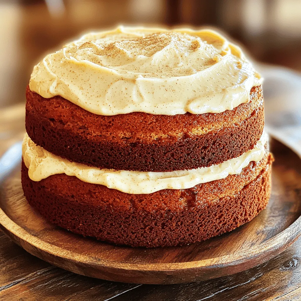 To make a delicious Eggnog Cake, you need the following ingredients: - 2 cups all-purpose flour - 1 ½ teaspoons baking powder - ½ teaspoon baking soda - ½ teaspoon salt - 1 teaspoon ground nutmeg - 1 teaspoon ground cinnamon - ½ cup unsalted butter, softened to room temperature - 1 cup granulated sugar - 3 large eggs, at room temperature - 1 cup non-alcoholic eggnog - 1 teaspoon pure vanilla extract - 1 cup powdered sugar (for frosting) - 2 tablespoons unsalted butter, softened (for frosting) - 2 tablespoons non-alcoholic eggnog (for frosting) - Additional ground nutmeg for garnish If you have dietary restrictions, here are some alternatives: - Use gluten-free flour to make it gluten-free. - Substitute eggs with flaxseed meal or applesauce for a vegan option. - For a lower-sugar version, use a sugar substitute. When baking, it's crucial to measure ingredients accurately. Here are some helpful conversions: - 1 cup of all-purpose flour = 120 grams - 1 cup of granulated sugar = 200 grams - 1 stick of butter = 113 grams For the best results, use a kitchen scale. It ensures you get the right amount every time. When measuring flour, spoon it into the cup, then level it off with a knife. This method prevents packing, which can lead to dense cake. 1. Preheat the Oven: Set your oven to 350°F (175°C). 2. Prepare Cake Pans: Grease two 9-inch round cake pans with butter. Dust them with flour to avoid sticking. 3. Combine Dry Ingredients: In a bowl, whisk together the flour, baking powder, baking soda, salt, nutmeg, and cinnamon. Mix well and set aside. 4. Cream Butter and Sugar: In a large bowl, cream the softened butter and granulated sugar using an electric mixer. Mix on medium speed for about 3-4 minutes until light and fluffy. 5. Add Eggs and Vanilla: Add the eggs one at a time, mixing well after each. Pour in the vanilla extract and mix until combined. 6. Mix Wet and Dry Ingredients: Gradually add the dry mixture to the wet ingredients. Alternate with the eggnog. Start and end with the dry mix. Mix until just combined; do not over-mix. 1. Fill Cake Pans Evenly: Divide the batter between the prepared cake pans. Use a spatula to smooth the tops. 2. Bake the Cakes: Place the pans in the oven and bake for 25-30 minutes. Test for doneness by inserting a toothpick into the center; it should come out clean. 3. Cool the Cakes: After baking, let the cakes cool in the pans for 10 minutes. Then, turn them out onto wire racks to cool completely. 1. Mix the Frosting Ingredients: While the cakes cool, make the frosting. In a clean bowl, combine powdered sugar, softened butter, and eggnog. Whisk until smooth and creamy. 2. Achieve the Perfect Consistency: If the frosting is too thick, add a little more eggnog. If it’s too runny, add more powdered sugar. You want it spreadable but not watery. For the full recipe, check the details provided above. - How to avoid over-mixing: Mix the batter until just combined. Stop when no dry flour shows. This keeps your cake light and fluffy. - Ensuring cakes rise evenly: Use room temperature ingredients. This helps the batter mix well. Always level your cake pans with a spatula. - Techniques for smooth frosting application: Start with a crumb coat. This is a thin layer of frosting that seals in crumbs. Chill the cake before adding the final coat. - Ideas for decorating the cake: Use a piping bag for fun designs. Top with ground nutmeg or festive sprinkles for a cheerful look. - Best accompaniments for Eggnog Cake: Serve with whipped cream or vanilla ice cream. They add creaminess to each bite. - Pairing with beverages for holiday gatherings: Enjoy with hot cocoa or spiced cider. These drinks enhance the holiday spirit. {{image_4}} You can change the taste of your eggnog cake in fun ways. Adding chocolate gives it a rich twist. Just mix in some cocoa powder when you combine the dry ingredients. You can also add spices like ginger or cloves for a warm flavor. Fruits can make your cake even better. Try adding chopped apples or pears for a sweet touch. You can also add cranberries for a tart burst. Just make sure to adjust the liquid in your recipe to keep the cake moist. For those needing gluten-free options, you can swap all-purpose flour with a gluten-free blend. Look for blends that include xanthan gum for the best results. This keeps the cake fluffy and light. If you want a vegan cake, replace the eggs with flax eggs or applesauce. Use a plant-based eggnog for the liquid. For the frosting, swap butter with vegan butter and use non-dairy milk. This way, everyone can enjoy a piece! You can make your eggnog cake for any holiday. For Christmas, add festive decorations like holly or edible glitter. For Thanksgiving, consider using pumpkin spice in the batter. This gives it a seasonal touch. Creative decorations can also change the vibe of the cake. Use whipped cream for a fun topping or sprinkle nuts for crunch. You can find many ways to dress up your cake for any event. The choice is yours! For the full recipe, check out the details above. To keep your eggnog cake fresh, use a few simple tricks. First, let the cake cool completely. Wrap it tightly in plastic wrap or foil. This helps keep moisture in and prevents drying out. You can also place it in an airtight container. Store the cake in the fridge if you plan to eat it within a week. Recommended containers include glass or plastic cake domes. These allow you to see the cake while keeping it safe. If you use a cake box, make sure it is sealed well. This will help maintain its flavor and texture. If you want to save your eggnog cake for later, freezing is easy. Start by wrapping slices in plastic wrap. Make sure they are tightly sealed to avoid freezer burn. Then, place the wrapped slices in a freezer bag or an airtight container. Label the bag with the date for easy tracking. To thaw the cake, remove it from the freezer. Place it in the fridge overnight. If you're in a hurry, you can leave it on the counter for about 2-3 hours. This keeps the cake moist and tasty. Remember, thawed cake is best enjoyed within a few days for the best flavor. For the full recipe, check out the details above. Enjoy your delicious eggnog cake! What is Eggnog Cake? Eggnog cake is a festive dessert that tastes like classic eggnog. It usually has flavors of nutmeg and cinnamon. The cake is moist and rich, perfect for holiday gatherings. Can I use store-bought eggnog? Yes, you can use store-bought eggnog. It saves time and works well in the recipe. Just ensure it's non-alcoholic if you want a family-friendly cake. Why did my cake sink in the middle? A cake may sink if it is underbaked. Make sure to bake until a toothpick comes out clean. It can also sink if you open the oven too soon. What can I do if my frosting is too runny? If your frosting is too runny, add more powdered sugar. Mix until you reach a thicker consistency. You can also chill it for a few minutes to help it set. How long can Eggnog Cake sit out? Eggnog cake can sit out for up to two hours. After that, refrigerate it to keep it fresh. Tips for serving at room temperature vs. chilled Serving at room temperature brings out the flavors. Chilled cake is refreshing and easy to slice. I recommend trying both ways to see which you prefer. Eggnog Cake is a festive treat, perfect for holidays. We covered ingredients, including alternatives for diets. Accurate measurements help ensure great results every time. I detailed each baking step, from mixing to frosting. Helpful tips will prevent common mistakes and elevate your cake. Remember, you can customize flavors and themes to match any celebration. Store your cake right, and it will taste fresh longer. Whether serving or freezing, follow the steps for success. Enjoy making and sharing this delightful dessert with loved ones.