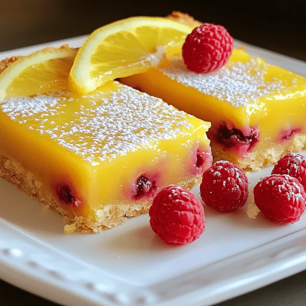 Raspberry Lemonade Bars Irresistible Summer Treat