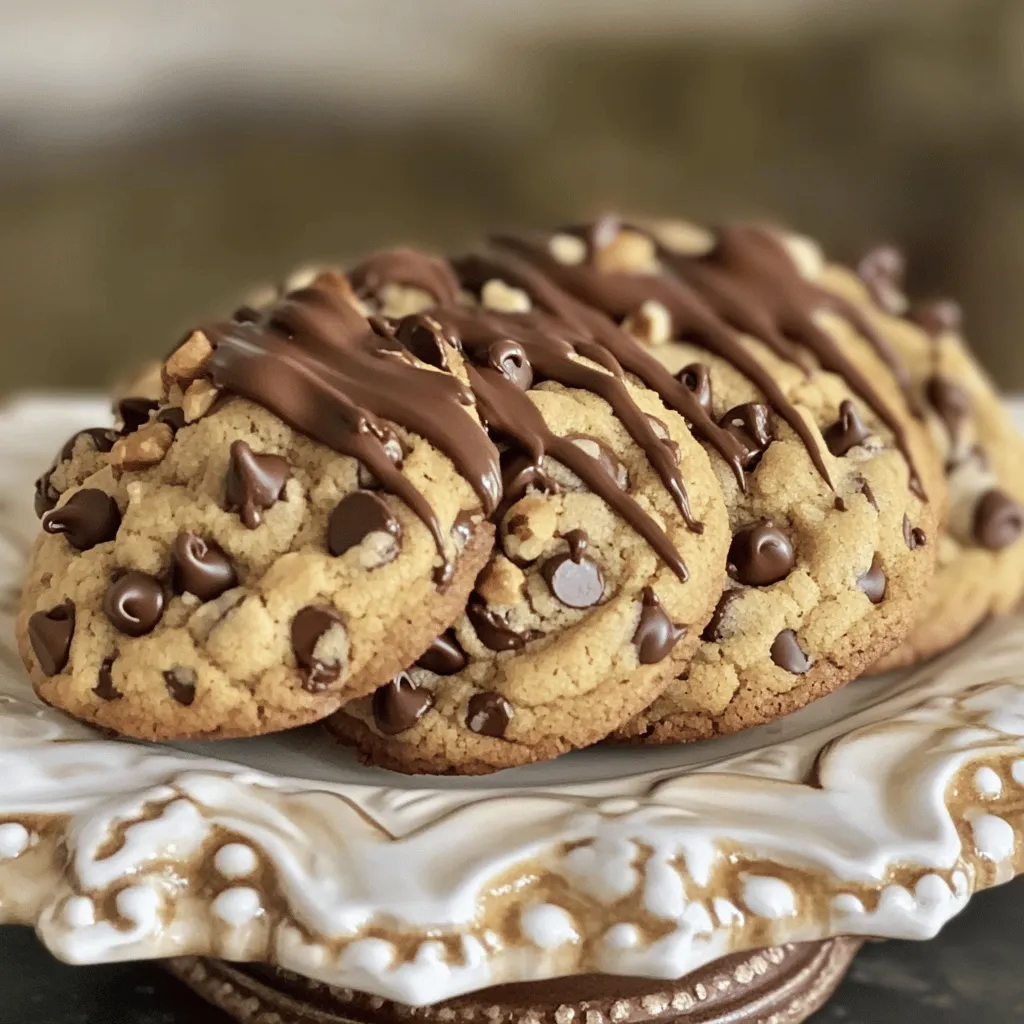 For these cookies, you need simple and tasty ingredients. Here’s what you will need: - 2 ripe bananas, thoroughly mashed - 1/2 cup unsalted butter, softened to room temperature - 1/2 cup packed brown sugar - 1/4 cup granulated sugar - 1 large egg, at room temperature - 1 teaspoon pure vanilla extract - 1 1/2 cups all-purpose flour - 1 teaspoon baking soda - 1/4 teaspoon fine sea salt - 1 teaspoon ground cinnamon - 1 cup semi-sweet chocolate chips - 1/2 cup chopped walnuts (optional, for added crunch) These ingredients work together to create a chewy and soft cookie. The ripe bananas give the cookies their moistness and rich flavor. You might want to add a few extra ingredients for more flavor. Consider these options: - 1/2 cup shredded coconut for a tropical twist - 1/4 cup peanut butter for a nutty flavor - A pinch of nutmeg to enhance spice - Dried fruits like raisins or cranberries for added sweetness These additions can change the flavor profile and make your cookies even more unique. If you have some dietary needs or preferences, you can swap some ingredients. Here are a few ideas: - Use coconut oil instead of unsalted butter for a dairy-free option. - Swap brown sugar for coconut sugar for a lower glycemic index. - Use almond flour instead of all-purpose flour for a gluten-free version. - Replace chocolate chips with carob chips for a different taste. These substitutions help you adapt the recipe to fit your diet while still keeping it delicious. Check out the Full Recipe for more details on making these cookies. Before you start, gather all your ingredients. You need: - 2 ripe bananas, thoroughly mashed - 1/2 cup unsalted butter, softened - 1/2 cup packed brown sugar - 1/4 cup granulated sugar - 1 large egg, at room temperature - 1 teaspoon pure vanilla extract - 1 1/2 cups all-purpose flour - 1 teaspoon baking soda - 1/4 teaspoon fine sea salt - 1 teaspoon ground cinnamon - 1 cup semi-sweet chocolate chips - 1/2 cup chopped walnuts (optional) This prep makes the mixing easier. Preheat your oven to 350°F (175°C) and line two baking sheets with parchment paper. Your kitchen will smell amazing soon! In a large bowl, cream the softened butter, brown sugar, and granulated sugar. You can use a hand mixer or a wooden spoon for this. Mix until smooth and fluffy, which takes about 2-3 minutes. Next, add the mashed bananas, egg, and vanilla extract. Stir until everything is well blended. In another bowl, whisk the flour, baking soda, salt, and cinnamon. Gradually add this dry mix to the wet ingredients. Be gentle when mixing; overmixing will make the cookies tough. Finally, fold in the chocolate chips and walnuts, if using. This dough is going to be delicious! Using a tablespoon or cookie scoop, drop dough onto the lined baking sheets. Leave space between each cookie for spreading. Bake in your preheated oven for 10-12 minutes. The edges should be golden brown, while the centers may look soft. That’s okay; they will firm up while cooling. Once they are baked, take them out and let them cool on the sheets for about 5 minutes. Then, move the cookies to a wire rack to cool completely. Enjoy the sweet aroma as they cool! For the full recipe, refer to the earlier section. To get the best cookie texture, focus on your mixing method. Start by creaming the butter and sugars well. This helps to add air and lightness. Next, mix in the mashed bananas, egg, and vanilla until smooth. When you add the dry ingredients, stir just until combined. Overmixing makes cookies tough. Folding in the chocolate chips gently ensures they spread evenly. Bake until the edges are golden and the centers look soft. They will firm up as they cool. One common mistake is using unripe bananas. Ripe bananas add natural sweetness and moisture. Another mistake is not measuring flour correctly. Too much flour makes cookies dry. Always spoon flour into the measuring cup and level it off. Avoid baking cookies on a hot baking sheet; this can cause them to spread too much. Lastly, don’t rush the cooling process. Letting them cool on a wire rack helps maintain that soft texture. To make these cookies, you’ll need a few key tools. A large mixing bowl works well for combining your ingredients. A hand mixer is great for creaming butter and sugars. Use a sturdy spatula for folding in chocolate chips. A tablespoon or cookie scoop helps to drop even amounts of dough. Parchment paper is a must for lining your baking sheets. It prevents sticking and makes cleanup easy. If you want to bake more cookies at once, consider using multiple baking sheets. Check the full recipe for detailed steps. {{image_4}} You can make these cookies gluten-free. Just swap the all-purpose flour for gluten-free flour. Look for a blend that works well in baking. This change keeps the cookies soft and tasty. You can also add a bit of xanthan gum if your blend does not include it. This helps with texture and binding. If you need a nut-free version, simply skip the walnuts. The cookies still taste great without them. You might want to add a bit more chocolate chips for extra flavor. This keeps the cookies moist and sweet. Make sure to check labels on ingredients to avoid cross-contamination. You can add unique flavors to your cookies. Try mixing in 1/4 cup of peanut butter for a nutty taste. You could also add spices like nutmeg or ginger. A pinch of sea salt on top before baking can enhance sweetness too. These small changes make your cookies stand out. Feel free to explore these variations to create your perfect Chocolate Chip Banana Bread Cookies. For the full recipe, check out the link above. Enjoy the fun of mixing flavors! To keep your cookies fresh, place them in an airtight container. This helps maintain their soft texture. Layer parchment paper between them to prevent sticking. Store at room temperature for up to five days. If you want them to last longer, consider freezing them. Freezing is a great way to save cookies for later. Once they cool completely, place them in a single layer on a baking sheet. Freeze them for about one hour until firm. Then, transfer the cookies to a freezer-safe bag or container. They can last for up to three months in the freezer. When you’re ready to enjoy them, just thaw at room temperature. To bring back that fresh-baked taste, reheat your cookies in the oven. Preheat it to 350°F (175°C). Place cookies on a baking sheet and warm them for about 5-7 minutes. This will make them soft and chewy again. If you prefer a softer cookie, you can also microwave them for 10-15 seconds. Enjoy your tasty treat! Yes, you can use frozen bananas. Just thaw them first. They should be very soft. This makes them easy to mash. Frozen bananas can add great flavor. They help keep the cookies moist too. If you have overripe bananas, freeze them. They work just as well in this recipe. To make softer cookies, do not overmix the dough. Mixing too much makes the cookies tough. Also, try adding more banana. This will add extra moisture. You can also chill the dough before baking. Chilling helps prevent spreading. Lastly, avoid baking them too long. Check them at the lower end of the baking time. The best way to measure flour is by using a dry measuring cup. First, scoop the flour with a spoon into the cup. Do not pack it down. Then, use a straight edge to level off the top. This gives you an accurate measure. If you have a kitchen scale, that’s even better. One cup of all-purpose flour weighs about 120 grams. Accurate measuring leads to better cookies. For the full recipe, refer to the recipe section. This blog post covered all you need to make chocolate chip banana bread cookies. We explored key ingredients and useful tips for perfect cookies. You also learned how to store and freeze leftovers. Remember, small changes can enhance flavor, like using peanut butter or spices. Avoid common mistakes to get the best texture each time. With these steps and tricks, you'll make cookies that everyone loves. Enjoy baking and experimenting with your creations!