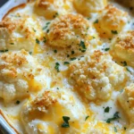 To make a cheesy cauliflower bake, gather these fresh ingredients: - 1 large head of cauliflower, cut into florets - 1 cup shredded cheddar cheese - 1/2 cup grated parmesan cheese - 1 cup heavy cream - 1/2 teaspoon garlic powder - 1/2 teaspoon onion powder - 1 teaspoon dried thyme - Salt and pepper to taste - 1/2 cup breadcrumbs - 2 tablespoons olive oil - Fresh parsley, chopped (for garnish) When picking cauliflower, look for heads that are firm and white. Avoid any brown spots, as they can mean the cauliflower is past its prime. The leaves should be green and fresh. If you can, choose organic cauliflower. It often tastes better and is grown without harmful chemicals. Fresh cauliflower has a nice crunch and will hold up well in your bake. While cheddar and parmesan are classic choices, feel free to mix it up! You can try mozzarella for a gooey texture or gouda for a smoky flavor. For a spicy kick, consider pepper jack cheese. Each cheese brings its own taste. Experiment with your favorites to create a unique cheesy cauliflower bake. Just remember to keep the total cheese amount around a cup and a half! First, preheat your oven to 375°F (190°C). This step is key for a perfect bake. While the oven heats, gather all your ingredients. You will need cauliflower, cheese, and spices. Bring a large pot of salted water to a boil. Add the cauliflower florets and cook for 5-7 minutes. You want them tender but still firm. Drain the florets and set them aside to cool a little. This keeps them from getting mushy later. In a bowl, mix the heavy cream, garlic powder, onion powder, dried thyme, salt, and pepper. Stir until well combined. Now, take a large baking dish. Place the cooled cauliflower florets in a single layer. Pour the cream mixture over them. Use a spatula to coat every piece. Next, sprinkle shredded cheddar and grated parmesan cheese on top. This will make your bake cheesy and delicious. In a small bowl, combine breadcrumbs and olive oil. Mix well, then sprinkle this over the cheese layer. Now, it’s time to bake! Put the dish in the oven and let it bake for 25-30 minutes. You want the top to be golden brown and bubbly. Keep an eye on it to avoid burning. Once baked, let it cool for 5 minutes. Finish with fresh parsley for color. Enjoy your cheesy cauliflower bake! For the full recipe, refer to the beginning of the article. To bake your cheesy cauliflower just right, follow these steps: - Use a shallow baking dish. This helps the heat reach all parts of the dish. - Ensure your oven is preheated to 375°F (190°C). A hot oven makes a crispy top. - Bake until the top is golden brown and bubbly. This usually takes about 25-30 minutes. - Keep an eye on it. You want it golden, not burnt. You can make this dish ahead of time for busy days. Here’s how: - Prepare the cauliflower and creamy mixture as directed. - Layer them in the baking dish. - Cover it well with plastic wrap. Refrigerate for up to 24 hours. - When you’re ready to bake, remove the wrap and bake for 30-35 minutes. You may need to add a few extra minutes to heat through. Garnishes can make your bake pop! Here are some ideas: - Fresh parsley adds color and freshness. - Chopped chives give a mild onion flavor. - A sprinkle of paprika can add a hint of spice. - Serve with a side salad for a complete meal. These tips will help you create a cheesy cauliflower bake that’s easy and flavorful. Follow the full recipe for the best results! {{image_4}} If you want a low-carb twist, swap out the heavy cream for unsweetened almond milk. This keeps the dish creamy without the carbs. You can also use a mix of cauliflower and broccoli for extra crunch and flavor. Both options taste great and fit a low-carb diet. You can add other vegetables to boost nutrition. Try mixing in spinach, mushrooms, or bell peppers. Chop them finely and layer them with the cauliflower. This not only enhances flavor but also adds color to your dish. The more veggies, the better! For a zesty kick, add spices like paprika or cayenne pepper. Just a pinch can elevate the whole dish. You could also try adding fresh herbs, like basil or rosemary, for a fragrant touch. Don’t be afraid to experiment; you might find your new favorite flavor combination! To keep your cheesy cauliflower bake fresh, store it in an airtight container. Let it cool first to prevent steam from building up. Place the leftovers in the fridge and use them within three days for the best taste. Label your container with the date to track freshness easily. When you're ready to enjoy your leftovers, preheat your oven to 350°F (175°C). Place the cauliflower bake in a baking dish. Cover it with foil to keep it from drying out. Heat for about 15-20 minutes, or until it's warm throughout. You can also reheat it in the microwave. Just heat it in short bursts, stirring in between, until hot. If you want to freeze the cheesy cauliflower bake, let it cool completely first. Portion it into freezer-safe containers. Be sure to leave some space at the top for expansion. It will last for about two months in the freezer. When you’re ready to eat it, thaw it in the fridge overnight. Reheat it in the oven for the best texture. For the full recipe, check the details above. To make this recipe gluten-free, simply swap the breadcrumbs. Use gluten-free breadcrumbs or crushed gluten-free crackers. You can also skip the topping altogether for a softer dish. Make sure to check all labels on your ingredients to ensure they are gluten-free. If you need a substitute for heavy cream, you have options. You can use whole milk mixed with butter for a similar texture. A blend of cashew cream or coconut cream also works well for a dairy-free option. These alternatives keep the dish creamy without losing flavor. Yes, you can use frozen cauliflower. It saves time and is often just as nutritious. Just be sure to thaw and drain the cauliflower well. This prevents excess water from making your bake too soggy. It might need a few extra minutes in the oven to cook through. This blog post covered the key ingredients for a tasty dish, from choosing cauliflower to selecting cheese. We explored step-by-step cooking instructions and shared tips for perfect baking. You can prepare this dish ahead of time and make exciting variations. Storing leftovers properly ensures freshness, while our FAQs answered common questions. In conclusion, follow these steps to create a delicious meal that fits your diet. Happy cooking!