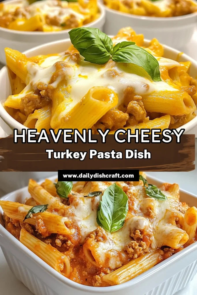 Savor the deliciousness of this Cheesy Ground Turkey Pasta! This healthy turkey pasta recipe combines lean ground turkey with cheesy goodness in just one pot. Perfect for a quick weeknight dinner, this easy cheesy pasta will delight your family. Try this one pot pasta dinner for a nutritious meal that's ready in 30 minutes. Don't miss out on making this ground turkey meal—save and share your experience! #CheesyGroundTurkeyPasta #HealthyEating #EasyDinner #OnePotMeals