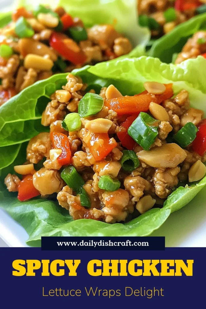 Looking for a healthy chicken lettuce wraps recipe that's bursting with flavor? Try these Firecracker Ground Chicken Lettuce Wraps! Packed with spices and vegetables, these Asian-inspired lettuce wraps are perfect for a light meal or snack. With this spicy chicken wraps recipe, you'll impress everyone at the table. Don't wait—save this firecracker lettuce wraps recipe for an easy weeknight dinner! #HealthyRecipes #ChickenWraps #AsianCooking #LettuceWraps