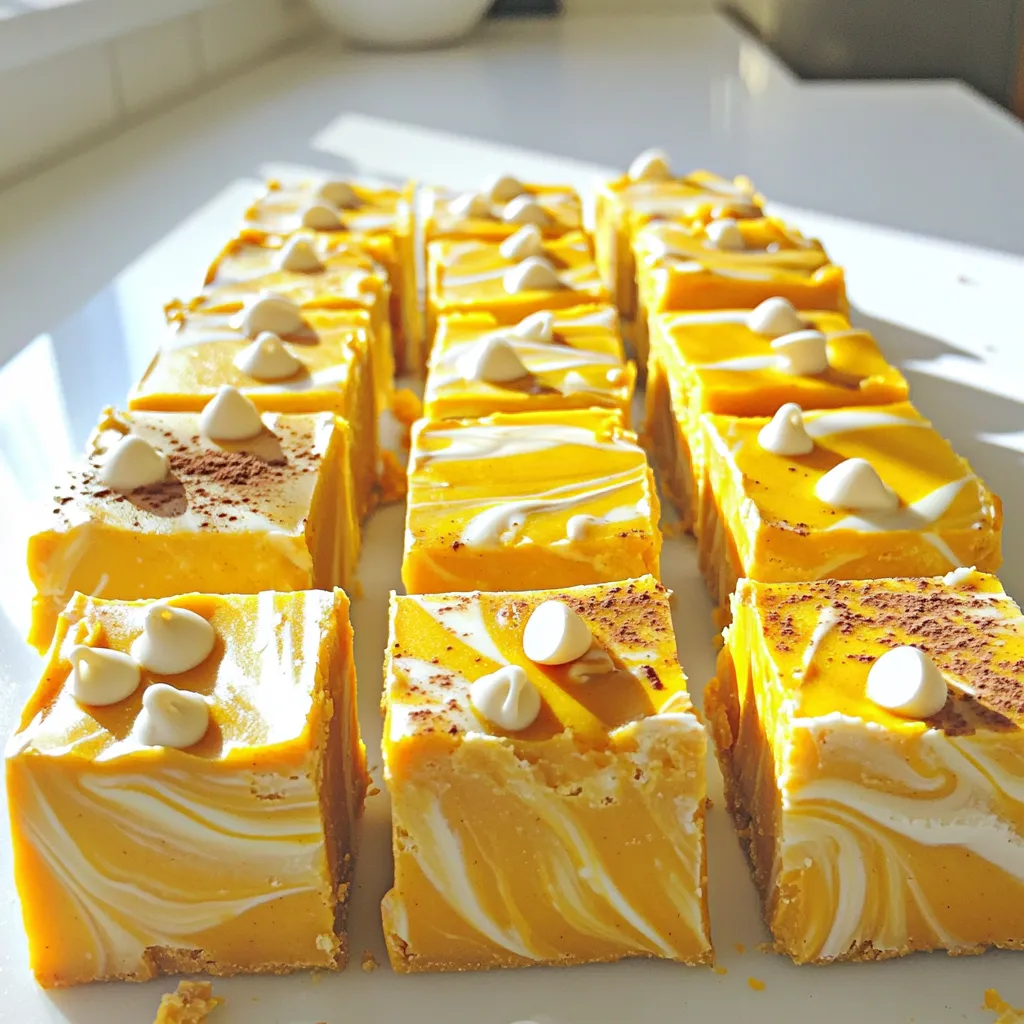 No Bake White Chocolate Pumpkin Fudge Delightful Treat