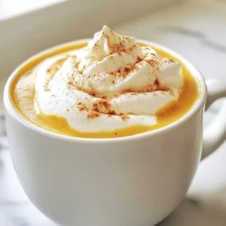 To make a tasty Vegan Pumpkin Spice Latte, you need simple ingredients. Here&rsquo;s what you will need: - 1 cup unsweetened almond milk (or your favorite plant-based milk) - 2 tablespoons canned pumpkin puree - 1 tablespoon maple syrup (adjust based on your preferred sweetness) - 1/2 teaspoon pumpkin pie spice (plus more for a finishing touch) - 1/4 teaspoon pure vanilla extract - 1 shot of espresso or 1/2 cup strong brewed coffee - Vegan whipped cream (optional, for a delightful topping) Each ingredient adds something special to your latte. The almond milk makes it creamy. The pumpkin puree gives a rich flavor. Maple syrup adds sweetness. Pumpkin pie spice brings warmth and comfort. Vanilla extract enhances the taste. Toppings can make your latte even better. Here are some great options: - Vegan whipped cream: This adds a light and fluffy texture. - Extra pumpkin pie spice: A sprinkle on top gives a nice visual and taste boost. - Cinnamon: A dash of this spice can warm up the flavor. Feel free to mix and match toppings. They can change how your latte tastes. If almond milk isn&rsquo;t your thing, try these non-dairy options: - Oat milk: Creamy and smooth, this milk pairs well with pumpkin. - Soy milk: A great source of protein and adds a nice flavor. - Coconut milk: Rich and tropical, it brings a unique twist to your latte. Each milk alternative creates a different texture and taste. Experiment to find your favorite! {{ingredient_image_2}} Start by gathering your ingredients. You need unsweetened almond milk, canned pumpkin puree, maple syrup, pumpkin pie spice, and vanilla extract. In a small saucepan, blend 1 cup of almond milk with 2 tablespoons of pumpkin puree. Add 1 tablespoon of maple syrup for sweetness. Then, mix in 1/2 teaspoon of pumpkin pie spice. Stir it well to combine everything smoothly. Now, place your saucepan over medium heat. Stir the mixture continuously as it warms up. Be careful not to let it boil. You want it hot but not bubbling. This step helps the flavors meld together. Once it&rsquo;s warm, remove the saucepan from the heat. Now, stir in 1/4 teaspoon of pure vanilla extract. This adds a lovely depth to your latte. Next, brew your coffee. You can use a shot of espresso or 1/2 cup of strong brewed coffee. Grab a large mug and pour in the brewed coffee. Slowly whisk in the warm pumpkin-spice milk mixture. This creates a rich and creamy blend. If you like, top your latte with vegan whipped cream. Finish with a sprinkle of pumpkin pie spice for extra flavor. Enjoy your cozy drink! To make your vegan pumpkin spice latte taste even better, consider these tips. First, use fresh pumpkin puree instead of canned for a richer flavor. You can also add a pinch of nutmeg or cinnamon for added warmth. Experiment with different sweeteners, like agave or coconut sugar, to find what you love best. Mixing in a bit of cocoa powder can create a chocolatey twist that complements the pumpkin well. Frothing your milk makes the latte feel more luxurious. Heat your almond milk slowly and stir constantly. Use a whisk or a frother to introduce air into the milk. If you want extra froth, try using a milk frother or shake the warm milk in a jar with a lid before pouring. This will give you that caf&eacute;-style froth right at home. Sweetness is key in a great latte. Start with the maple syrup amount in the recipe. Taste your mixture before combining with coffee. If you prefer it sweeter, add more syrup a little at a time. Remember, the coffee's strength can affect sweetness perception. If you like a stronger coffee flavor, you might need less syrup. Always adjust to your taste! Pro Tips Use Fresh Pumpkin Puree: For the best flavor, consider making your own pumpkin puree from fresh roasted pumpkin instead of canned. This adds a vibrant taste to your latte. Adjust Sweetness: Feel free to tweak the amount of maple syrup according to your personal preference. You can always start with less and add more if needed. Experiment with Spices: Besides pumpkin pie spice, try adding a pinch of nutmeg or cinnamon to customize the flavor profile of your latte. Foam it Up: For a frothy texture, whisk your milk mixture vigorously while heating or use a milk frother for a caf&eacute;-style finish. {{image_4}} You can use many types of milk in your vegan pumpkin spice latte. I love almond milk for its light taste. You can also try oat milk for a creamier texture. Coconut milk adds a rich flavor. Soy milk works well too. Each milk type gives your latte a unique twist. Experiment to find your favorite! Add chocolate or caramel for extra richness. A splash of chocolate syrup makes it feel indulgent. You can mix in caramel for a sweet touch. Using flavored syrups can create fun variations. Try cinnamon or hazelnut for a twist! These flavors blend well with pumpkin spice. An iced version is perfect for warm days. Start by brewing your coffee and letting it cool. Mix your pumpkin spice milk as usual. Pour the milk over ice, then add your coffee. This way, you enjoy the same flavors chilled. Top with vegan whipped cream for a refreshing treat! To keep your leftover vegan pumpkin spice latte fresh, first, let it cool. Pour it into an airtight container. Store it in the fridge for up to three days. This way, you can enjoy a cozy drink later. For the best taste, store your ingredients properly. Keep canned pumpkin puree in a cool, dark place. After opening, seal it tightly and store it in the fridge. Almond milk should stay in a cold spot, too. Always check the expiration date to ensure freshness. When you&rsquo;re ready to enjoy your latte again, gently reheat it. Pour it into a saucepan over low heat. Stir often to avoid burning. Heat it until warm but not boiling. You can also use a microwave for quick reheating. Just heat it in short bursts to prevent hot spots. Add a sprinkle of pumpkin pie spice on top for extra flavor! Yes, a Vegan Pumpkin Spice Latte can be healthy. It uses almond milk, which is low in calories. Canned pumpkin puree adds fiber and vitamins. Maple syrup gives natural sweetness without refined sugar. However, always watch your serving size. You can use regular milk if you prefer. However, this will make it not vegan. Non-dairy milk like almond or oat milk keeps it vegan-friendly. Plus, it often has fewer calories and fat. Many cafes offer vegan options these days. Look for local coffee shops that focus on plant-based drinks. Big chains also have vegan pumpkin spice lattes. Always ask if they have non-dairy milk available. This guide covers making a vegan pumpkin spice latte. You learned about key ingredients, optional toppings, and non-dairy milk choices. I shared step-by-step instructions to mix, heat, and combine. Tips on flavors, froth, and sweetness help you perfect your drink. With variations and storage tips, you can enjoy this treat anytime. A vegan pumpkin spice latte is simple and tasty. So get creative and customize it to your taste!