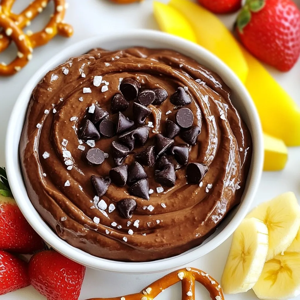 Brownie Batter Hummus Decadent and Fun Treat