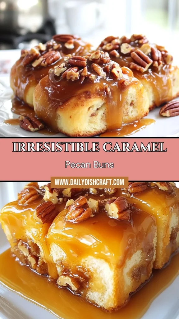 Indulge in the sweet delight of caramel pecan sticky buns with this easy homemade sticky buns recipe. Perfect for breakfast or dessert, these pecan cinnamon rolls are topped with a luscious caramel sauce that will have everyone asking for more. Treat yourself and your family to these decadent sticky buns today! Save this recipe to try later and enjoy the warm, gooey goodness. #CaramelPecanStickyBuns #EasyCaramelRolls #PecanCinnamonRolls #StickyBunsWithCaramelSauce