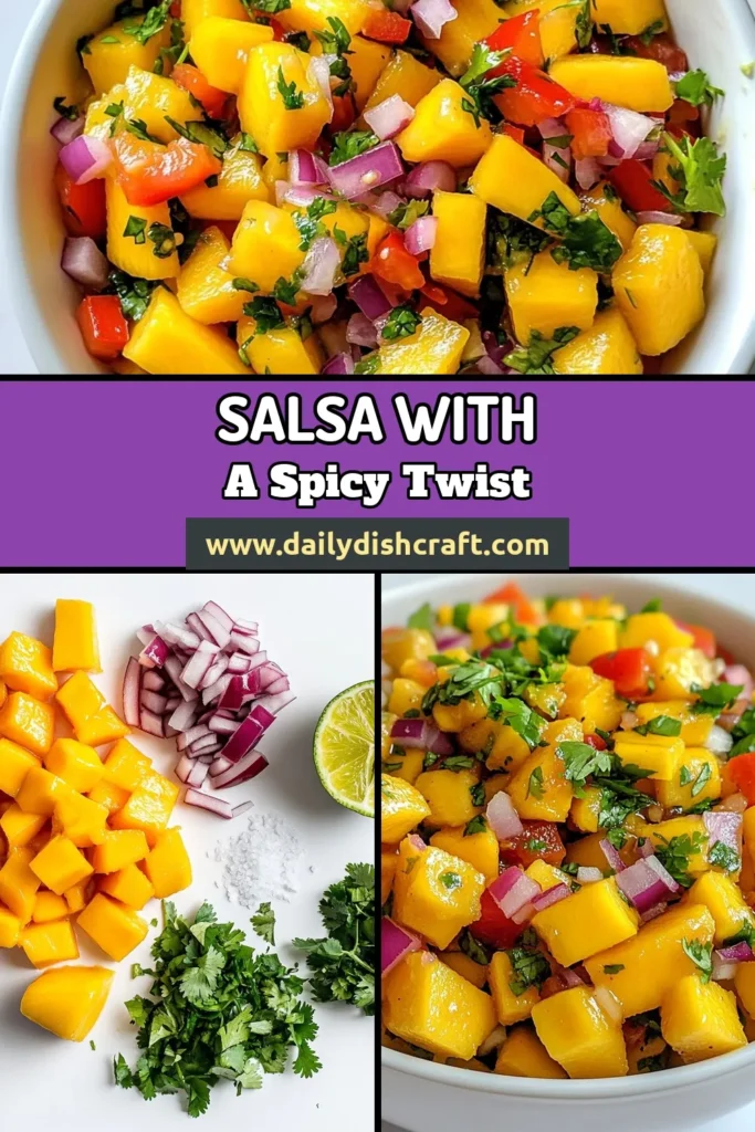 Dive into this vibrant Mango Habanero Salsa recipe that perfectly blends sweet and spicy flavors! This easy salsa recipe features fresh mango, zesty habanero, and colorful veggies, making it the ideal topping for chips or grilled dishes. Enjoy this fresh salsa with habanero at your next gathering and impress your guests. Save this homemade salsa with mango for a delicious kick! #MangoSalsa #SpicySalsa #FreshSalsa #EasyRecipes