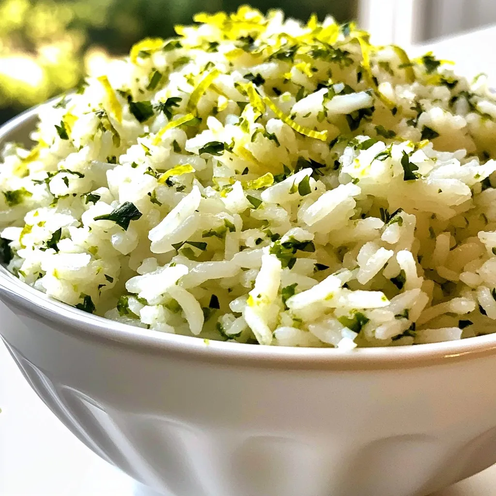 Cilantro Lime Rice Fresh and Flavorful Delight
