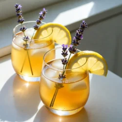 - 1 cup freshly squeezed lemon juice (about 4-6 medium-sized lemons) - 1/2 cup raw honey - 2 cups filtered water (for infusing the honey-lavender syrup) - 1 tablespoon dried culinary lavender buds - 4 cups cold filtered water (for mixing with lemonade) - Ice cubes for serving - Fresh lemon slices and sprigs of lavender for garnish When measuring ingredients, it&rsquo;s important to be precise. Here&rsquo;s a quick guide: - Lemon Juice: Use about 4-6 lemons. Roll them on the counter before juicing. This makes them easier to juice. - Raw Honey: Use 1/2 cup. If honey is thick, warm it slightly to help it pour. - Filtered Water: You need 2 cups for the syrup and 4 cups for mixing. Use cold water for the best taste. Fresh ingredients make a big difference in flavor. Here are some tips: - Lemons: Choose bright yellow lemons. They should feel heavy for their size. - Honey: Opt for raw honey. It has more flavor and health benefits than processed honey. - Lavender: Use culinary lavender, which is safe for food. Look for vibrant color and a strong aroma. Using fresh ingredients will help you create a drink that is both tasty and refreshing. Enjoy the process of making your honey lavender lemonade! {{ingredient_image_2}} To start, grab a small saucepan. Pour in 2 cups of filtered water. Add 1 tablespoon of dried culinary lavender buds. Place it on medium heat. Wait until it gently boils. Once boiling, lower the heat to let it simmer. Simmer for about 5 minutes. This step helps the lavender flavor to infuse. After 5 minutes, take the pan off the heat. Now, add 1/2 cup of raw honey to the lavender mix. Stir it well until the honey dissolves. This creates a smooth and sweet syrup. Next, strain the syrup using a fine mesh sieve or cheesecloth. This will separate the lavender buds from the liquid. Allow the syrup to cool to room temperature. In a large pitcher, combine 1 cup of freshly squeezed lemon juice. Use about 4 to 6 medium-sized lemons for this. Then, add the 4 cups of cold filtered water. Pour in the cooled lavender syrup you made earlier. Stir the mixture well. This helps all the flavors blend together. After mixing, taste your lemonade. If you want it sweeter, add more honey. Stir again until the honey is mixed in well. Now, it&rsquo;s time to serve your refreshing drink! Fill tall glasses with ice cubes. Pour the lemonade over the ice. For a pretty touch, garnish each glass with a slice of lemon. Add a sprig of fresh lavender for a lovely aroma. Your honey lavender lemonade is ready to enjoy! When making honey lavender lemonade, avoid using too much lavender. Overdoing it can make the drink taste bitter. Always use culinary lavender, not decorative types. Do not skip the straining step; it keeps your drink smooth. Remember to measure your ingredients carefully. Too much lemon juice can make the lemonade too tart. Taste your lemonade before serving. If it&rsquo;s too tart, add more honey. Start with one tablespoon at a time. Stir well and taste again. You can also use agave syrup or simple syrup for sweetness. Just stir until fully dissolved for a smooth flavor. To infuse the best flavors, use fresh ingredients. Fresh lemon juice gives a bright taste. When making the lavender syrup, let it simmer gently. This helps release the floral notes. Make sure to cool the syrup before mixing. It blends better with the lemonade this way. Always store leftovers in the fridge to keep flavors fresh. Pro Tips Use Fresh Lemons: Freshly squeezed lemon juice will give your lemonade a vibrant flavor compared to bottled juice. Experiment with Sweetness: Adjust the amount of honey based on your preference; try adding more for a sweeter drink or less for a tart flavor. Chill Before Serving: For the best experience, chill your lemonade in the refrigerator for at least an hour before serving. Garnish Creatively: Enhance your presentation by using additional herbs or edible flowers as garnishes along with lemon slices. {{image_4}} You can easily add fruit to your honey lavender lemonade. Fresh berries like strawberries, blueberries, or raspberries work great. They add sweetness and color. You can also use peaches for a juicy twist. Simply chop the fruit and mix it into your lemonade. You can even make a berry puree for a smooth blend. This makes your drink more fun and tasty! Herbs can make your honey lavender lemonade even better. Mint adds a cool flavor, while basil gives a fresh taste. To use mint, add a few leaves to the lavender syrup while it simmers. For basil, muddle some leaves in your glass before pouring in the lemonade. Both herbs bring a nice twist to this refreshing drink. If you want a fizzy drink, try sparkling honey lavender lemonade. After mixing your lemonade, replace some cold water with sparkling water. This will add bubbles and excitement. Serve it over ice and watch the bubbles dance. You can even add fruit slices for a pop of color. This variation is perfect for parties or warm days! You can store leftover honey lavender lemonade in the fridge. Pour it into a clean pitcher. Cover it well to keep out air and smells. This drink stays fresh for about 3 to 5 days. If it starts to taste off, it is time to toss it. Freezing lemonade is a great idea for long-term storage. Use ice cube trays to freeze the lemonade. Once frozen, pop the cubes into a freezer bag. You can use these cubes in drinks later. They add flavor and chill your beverages. Just remember to use them within 3 months for the best taste. Choose glass or plastic containers for storing lemonade. Glass keeps flavors intact and does not stain. Plastic should be BPA-free to ensure safety. Make sure the container has a tight lid. This helps keep the lemonade fresh and tasty. Honey lavender lemonade offers many health benefits. Honey is a natural sweetener that can soothe sore throats. It also has antioxidants, which help fight off illness. Lavender can calm nerves and reduce stress. The lemon juice provides vitamin C, which boosts your immune system. Together, these ingredients make a refreshing drink that supports your health. Yes, you can make honey lavender lemonade ahead of time. Prepare the syrup and mix it with lemon juice. Store it in the fridge. It stays fresh for up to a week. Just remember to stir well before serving. This way, you have a tasty drink ready for guests or a hot day. You can find culinary lavender at specialty food stores or online. Look for it in the spice aisle or health food sections. Be sure to choose culinary-grade lavender, as not all lavender is safe to eat. If you cannot find it, try local farmers' markets. They often have fresh herbs, including lavender. While lavender is safe for most people, some may experience side effects. Possible issues include headaches or stomach upset. Allergic reactions can also occur, especially for those with allergies to other plants. If you are pregnant or breastfeeding, consult a doctor before consuming lavender. Homemade lemonade lasts about 5 to 7 days in the fridge. Store it in a sealed container to keep it fresh. Over time, the flavors may change, but it will still be safe to drink. Always check for any off smells or changes in color before serving. This blog post shared how to make honey lavender lemonade. We covered ingredients, steps, and tips for success. You learned ways to adjust sweetness and add fun flavors. Storing your lemonade properly keeps it fresh longer. In the end, making this drink can be simple and enjoyable. Dive into your kitchen and experiment with flavors. The results will not only taste great but also impress your friends. Enjoy your refreshing drink!