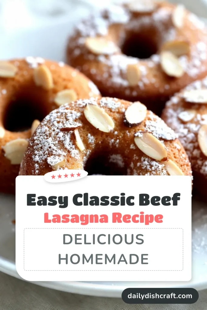 Indulge in these delicious vanilla almond cake donuts that are vegan-friendly and easy to make! Perfect for any occasion, these baked almond donuts are a healthier alternative to fried treats. With a delightful almond flavor and a light, fluffy texture, they make the ideal homemade cake donuts for satisfying your sweet tooth. Try this easy donut recipe today and enjoy a guilt-free treat! Save this recipe for later! #vanillaalmond #bakeddonuts #donutrecipes #veganrecipes