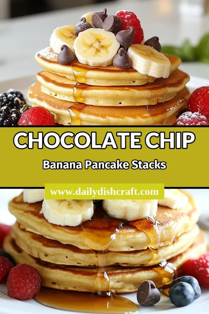 Delight in the fun and deliciousness of Chocolate Chip Banana Pancake Skewers, the perfect twist for your banana pancake breakfast! This easy pancake skewers recipe combines fluffy chocolate chip pancakes with fresh fruit for a family-friendly treat. Elevate your brunch with these vibrant, tasty skewers that everyone will love! Save this recipe to make breakfast special! #ChocolateChipBananaPancakes #PancakeSkewersRecipe #EasyPancakeSkewers #BananaPancakeBreakfast