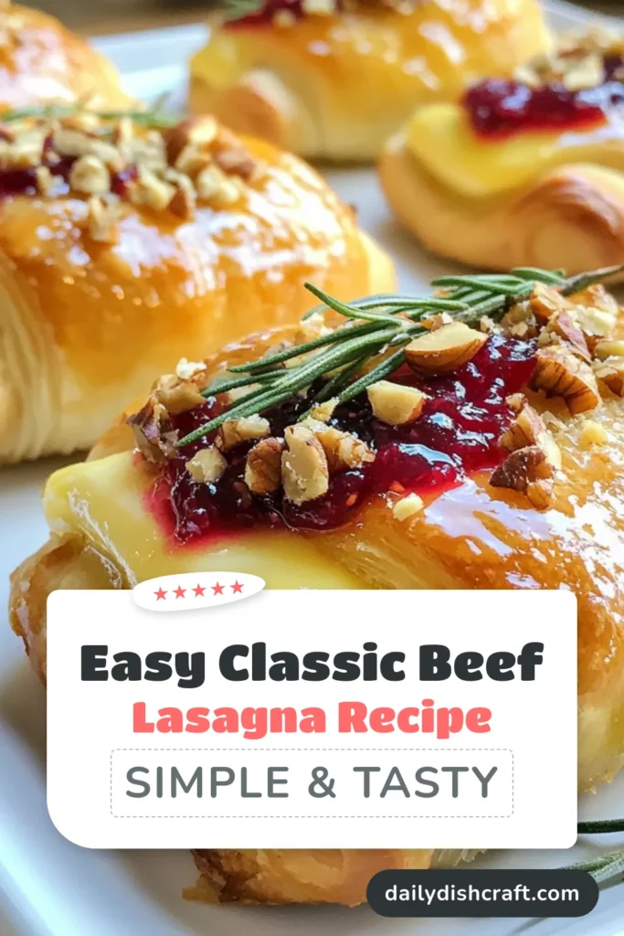 Get ready to impress your guests with these mouthwatering Cranberry Brie Bites! These easy holiday recipes combine creamy Brie cheese and sweet cranberry sauce, all wrapped in flaky crescent roll appetizers. Perfect as festive finger foods for any gathering, these Brie cheese snacks are a delight for the senses. Try this simple recipe and watch everyone come back for more! Save this for your holiday baking! #CranberryBrieBites #CrescentRollAppetizers #EasyHolidayRecipes #FestiveFingerFoods