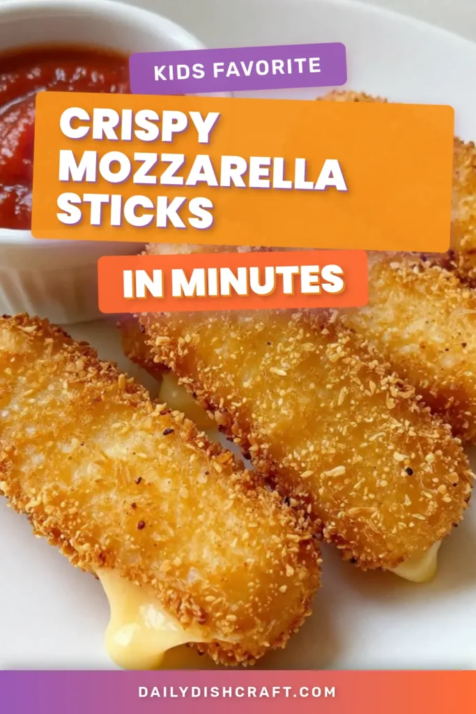 Indulge in these irresistible air fryer mozzarella sticks that are perfect for any gathering! This crispy mozzarella sticks recipe combines gooey cheese with a panko coating for ultimate crunch. Quick and easy, these homemade mozzarella sticks are a must-try! Great for game day or as an easy appetizer recipe. Save this recipe and impress your guests with a delicious treat! #AirFryerMozzarellaSticks #EasyAppetizerRecipes #CrispyMozzarellaSticks #HomemadeMozzarellaSticks