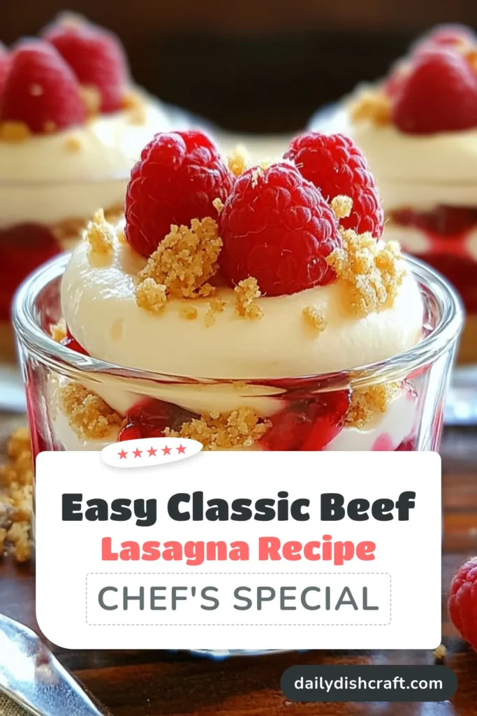 Indulge in these delightful Raspberry Cheesecake Mousse Cups, the ultimate easy cheesecake dessert recipe! This no-bake raspberry mousse combines creamy textures with fresh raspberry goodness in individual dessert cups. Perfect for any occasion, these creamy raspberry desserts are simple to make and impressive to serve. Try this recipe and elevate your dessert game! Save for later! #RaspberryCheesecakeMousse #EasyDessert #NoBakeDessert #DessertCups