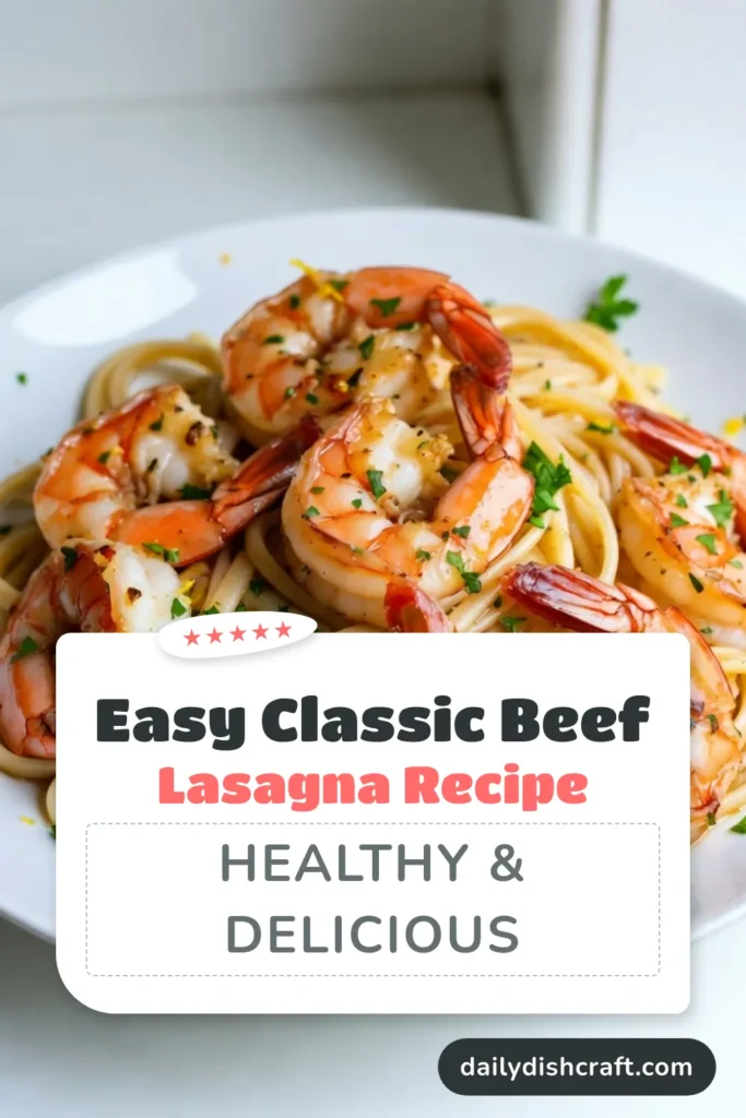 Indulge in this flavorful Garlic Butter Shrimp Scampi that's perfect for a quick seafood dinner! This easy shrimp scampi shines with shrimp and linguine, making it a delightful linguine shrimp recipe. Ready in just 20 minutes, it's a must-try for busy evenings! Elevate your dinner with this shrimp pasta dinner that everyone will love. Save this recipe for your next delicious meal! #GarlicButterShrimpScampi #EasyShrimpScampi #ShrimpPastaDinner #QuickSeafoodRecipes