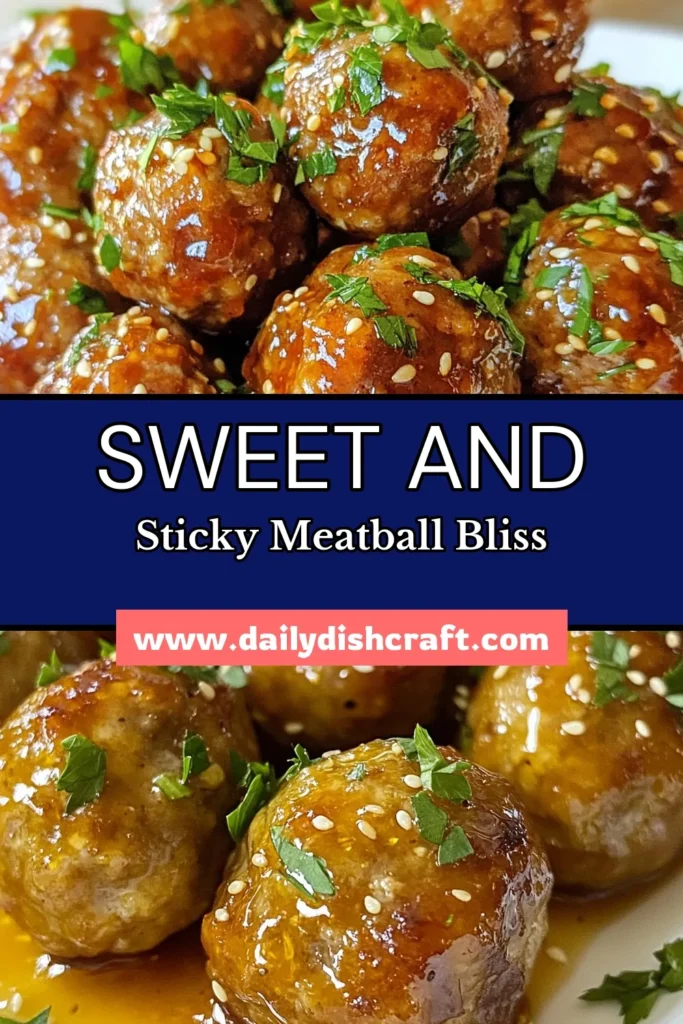 Indulge in these delicious honey garlic meatballs, the perfect blend of sweet and savory! This easy meatball glaze takes your baked meatball recipe to the next level. Made with ground beef meatballs, they're simple to whip up for a weeknight dinner. Ready in just 40 minutes, they&rsquo;re sure to impress! Don&rsquo;t forget to save this recipe for your next gathering! #HoneyGarlicMeatballs #EasyRecipe #BakedMeatballs #MeatballLovers