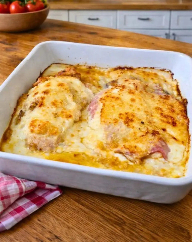 Creamy Turkey Escalopes au Gratin with Comté Cheese and Mushrooms