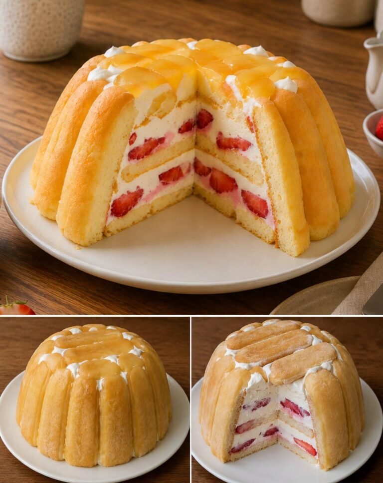 Strawberry Charlotte: A Light, Creamy No-Bake Dessert