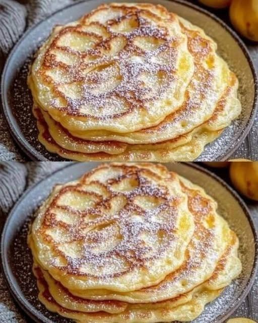 Apple and Yogurt Pancakes with Cinnamon: A Cozy Breakfast from Simple Ingredients