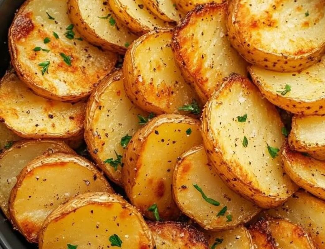 Air Fryer Sliced Potatoes